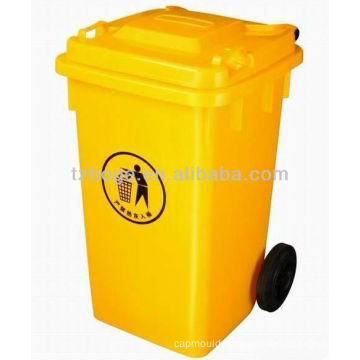 plastic rubbish containers with wheel mould